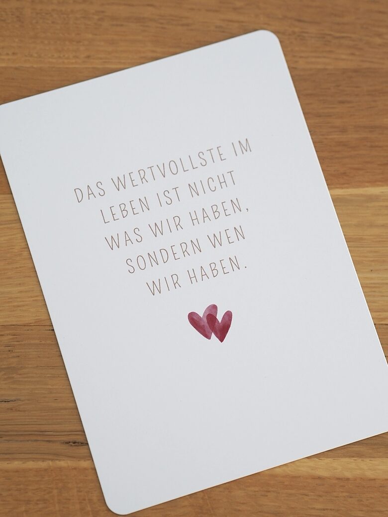Postkarte "Wen wir haben" 