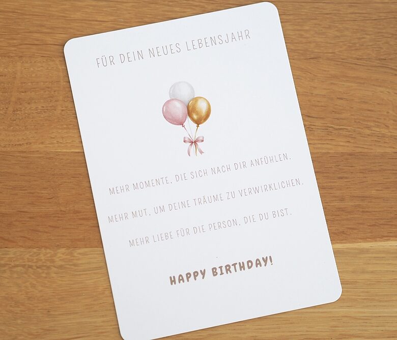 Postkarte Geburtstag 