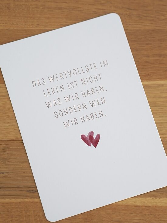Postkarte "Wen wir haben" 