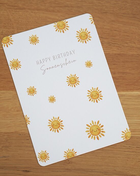 Postkarte "Sonnenschein"